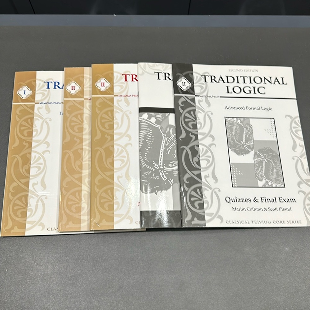 Memorial Press Logic 1 and 2 workbooks/quiz/and answer keys NWT. Never used.